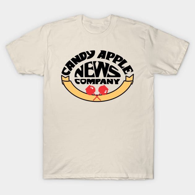 Candy Apple News Full Color T-Shirt by montygog